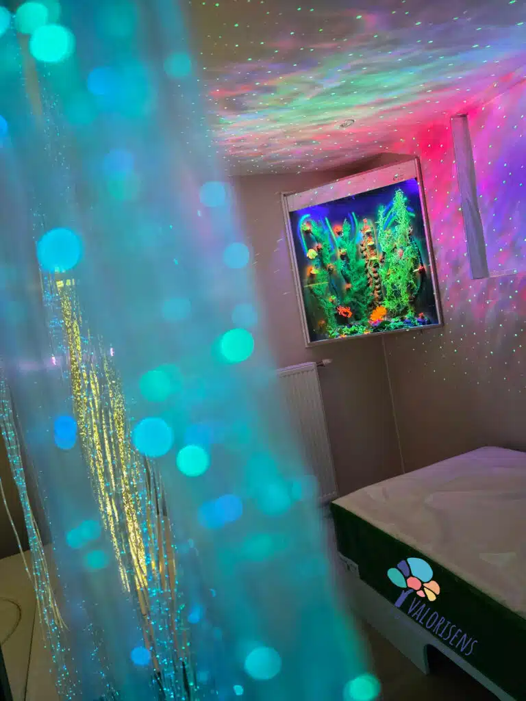 Espace snoezelen au cabinet à Brunoy