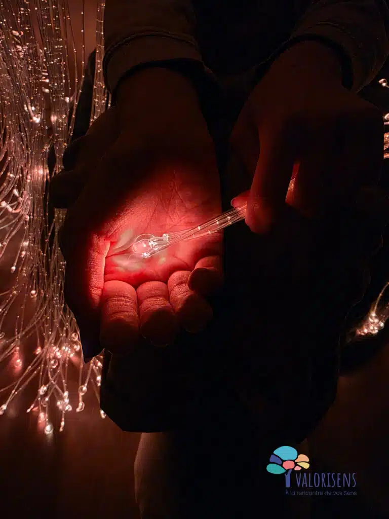 Stimulation lumineuse snoezelen